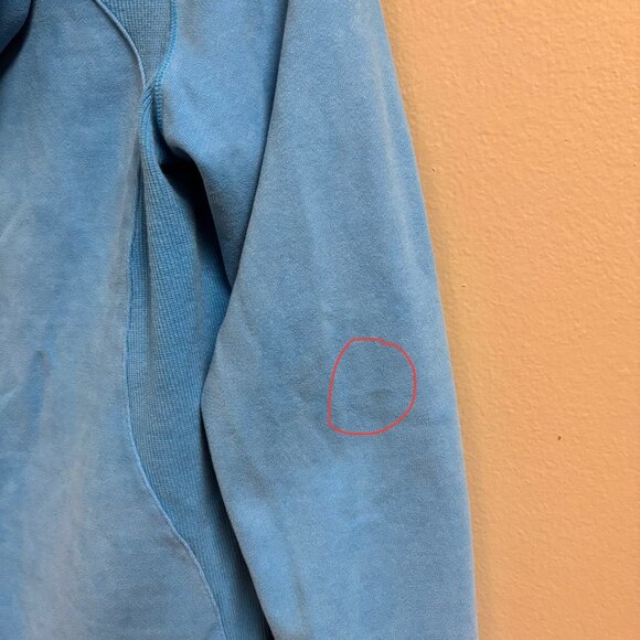 Lululemon Womens Scuba Hoodie Sz 6 Full Zip Jacket Blue Active Yoga Stretch - Picture 5 of 16